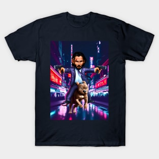 Hitman Fashion with John wick style T-Shirt